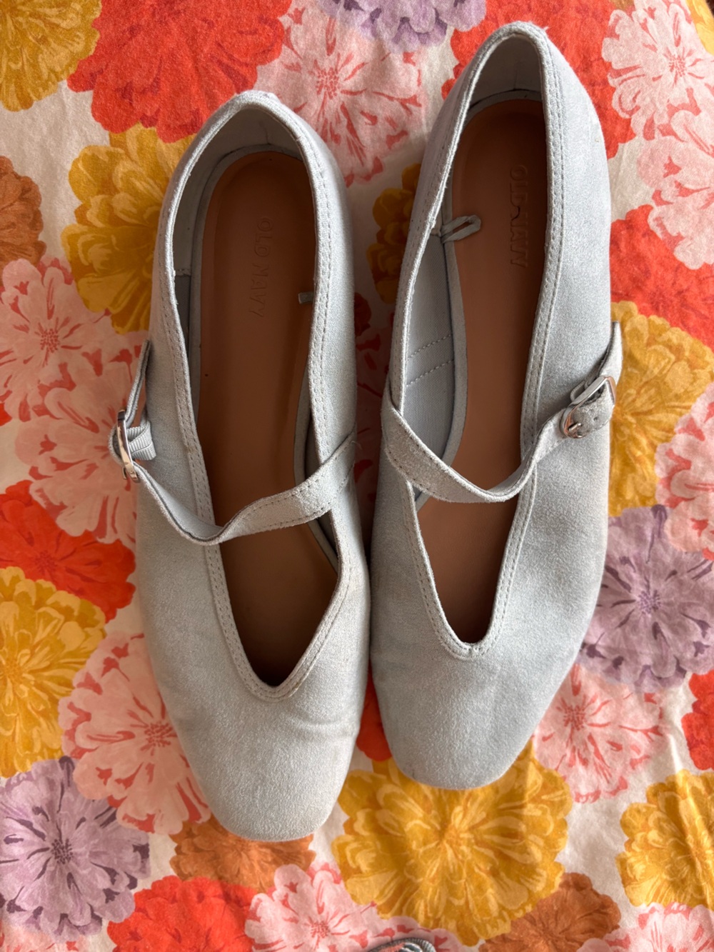 Old Navy baby blue flats